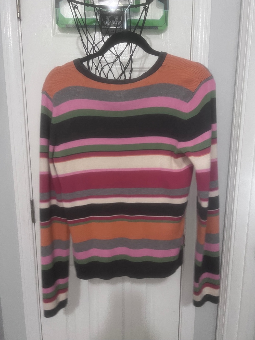 Van Heusen Multicolor Striped Knit Top